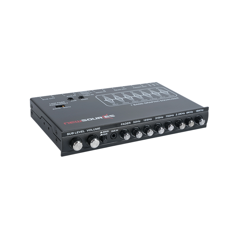 7 Bands Parametric Equalizer with AUX Input