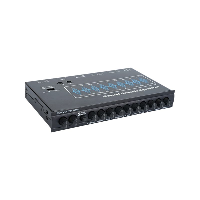 9 Bands Parametric Equalizer with AUX Input