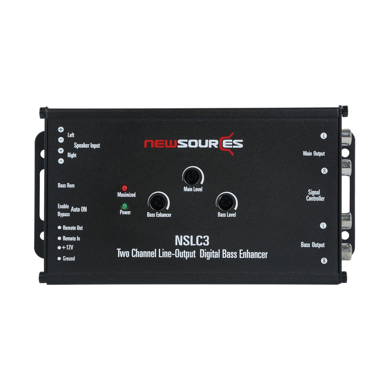 2 CH Hi-Low Level Converter with Digital Bass Enhancer